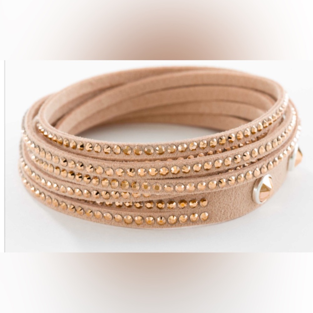 Touchstone Crystal by Swarovski wrap-Star Golden Blush NEW goes will everything